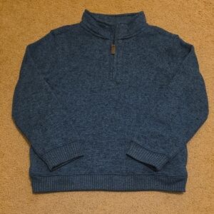 Janie and Jack Kid's Navy Zip-Up Sweater
